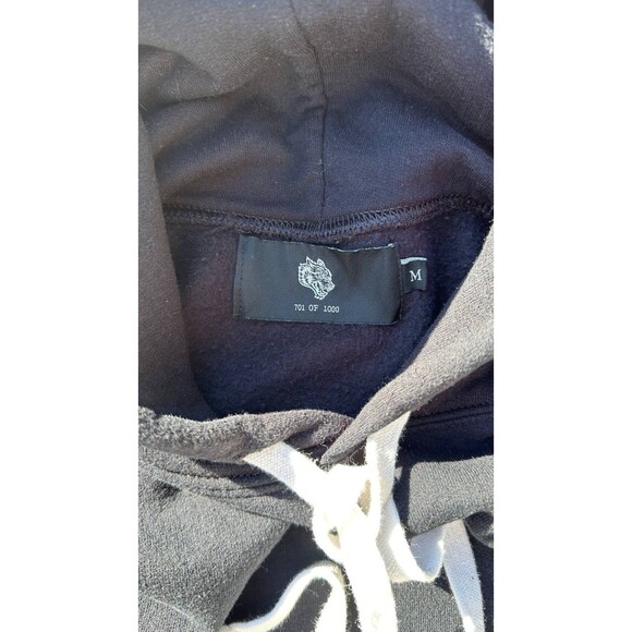 Darc Sport - Wolves - M - Bodybuilding Hoodie - Black - Pre-Owned - Picture 3 of 3